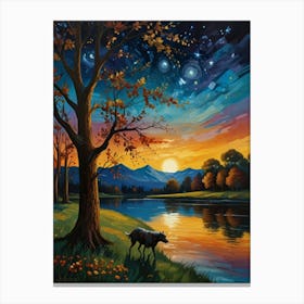 Starry Night 39 Canvas Print