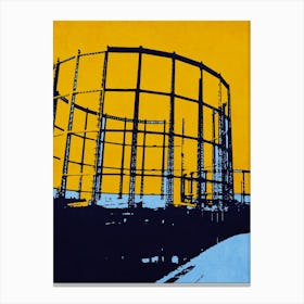 Gas Holders Canvas Print