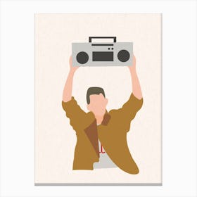 Say Anything Boombox Canvas Print