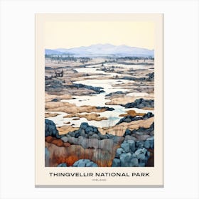 Thingvellir National Park Iceland 1 Poster Canvas Print