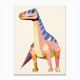 Nursery Dinosaur Art Sinraptor 2 Canvas Print