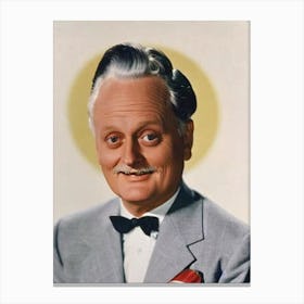 Movies Art Carney Retro Collage Movies Canvas Print