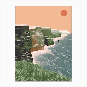 Cliffs Of Moher Ireland Art Print Canvas Print