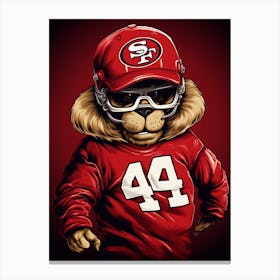A San Francisco 49ers Lion 02 Canvas Print