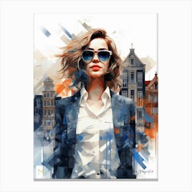 Lady of Amsterdam Canvas Print