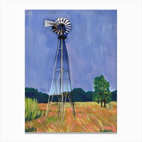 Texas Windmill Canvas Print