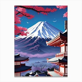 Fuji Art Canvas Print