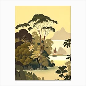 Cabilao Island Philippines Rousseau Inspired Tropical Destination Canvas Print