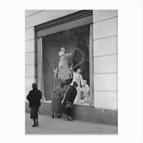 Surrealistic Window Display, Bergdorf Oodman, New York City By Russell Lee Canvas Print