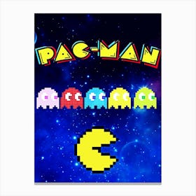 Pac Man Canvas Print