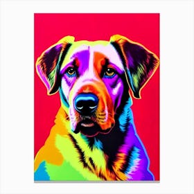 Leonberger Andy Warhol Style dog Canvas Print