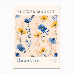 Flower Market 67 Canvas Print