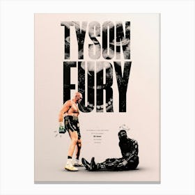 Tyson Fury Canvas Print