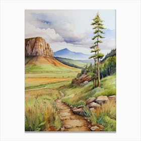 Path To The Mountains.5 Canvas Print