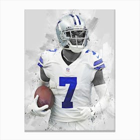 Trevon Diggs Dallas Cowboys Canvas Print