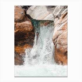 Hot Spring Waterfall Canvas Print