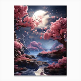 Beautiful Sakura Cherry Blossom 2 Canvas Print
