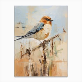 Bird Painting Barn Swallow 3 Canvas Print