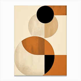 Chic Bauhaus; Ivory Canvas Print
