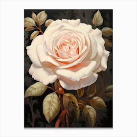 Rose 11 Flower Painting Canvas Print