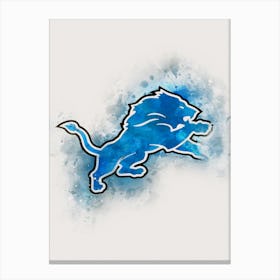 Detroit Lions 3 Canvas Print