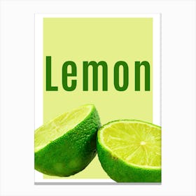 Lemon Canvas Print