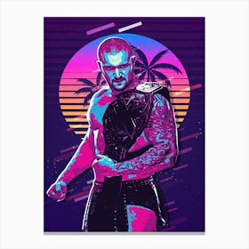 Karrion Kross 80s Retro Canvas Print