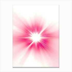 Pink Burst Canvas Print