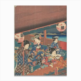 Print9 By Utagawa Kunisada Canvas Print