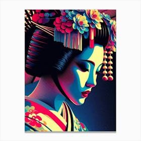 Japan Geisha Visual 74 Canvas Print