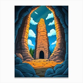 Cave Entrance Canvas Print