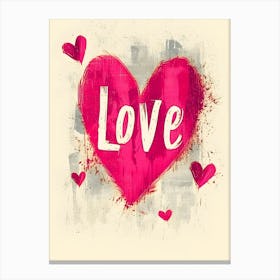 Love Heart Canvas Print