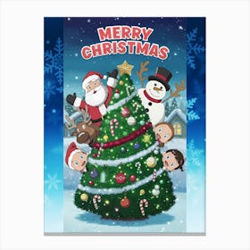 Merry Christmas Canvas Print