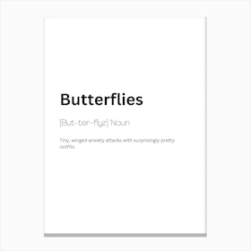 Butterflies Definition Meaning Canvas Print