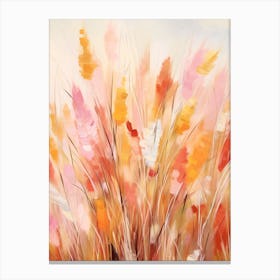 Fall Flower Painting Fountain Grass 3 Canvas Print