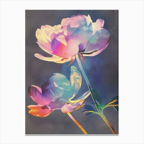Iridescent Flower Everlasting Flower Canvas Print