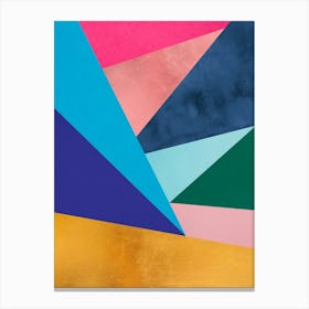 Geometric and colorful 7 Canvas Print