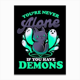 Me And My Demons Canvas Print