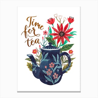 Time For Tea Canvas Print