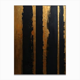 Gold And Black 4 Canvas Print