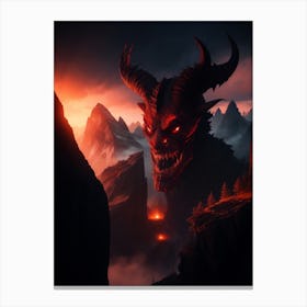 Demon (2) Canvas Print