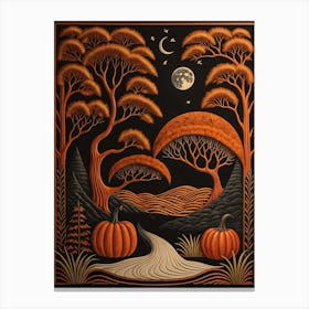 Orange Night Toile