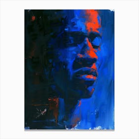 Afro-American Portrait Canvas Print