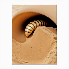 Sandworm In The Desert 1 Canvas Print