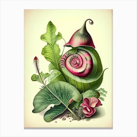 Mystery Snail  1 Botanical Canvas Print