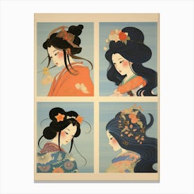 Ukiyo Beauty Japanese Style 7 Canvas Print