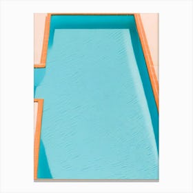 Swimming Pool blue 2 Canvas Print