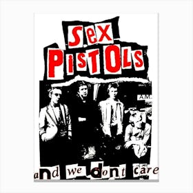 Sex Pistols band music Canvas Print