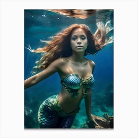 Mermaid-Reimagined 4 Canvas Print