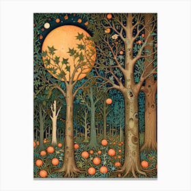 William Morris Pumpkin Patch Canvas Print